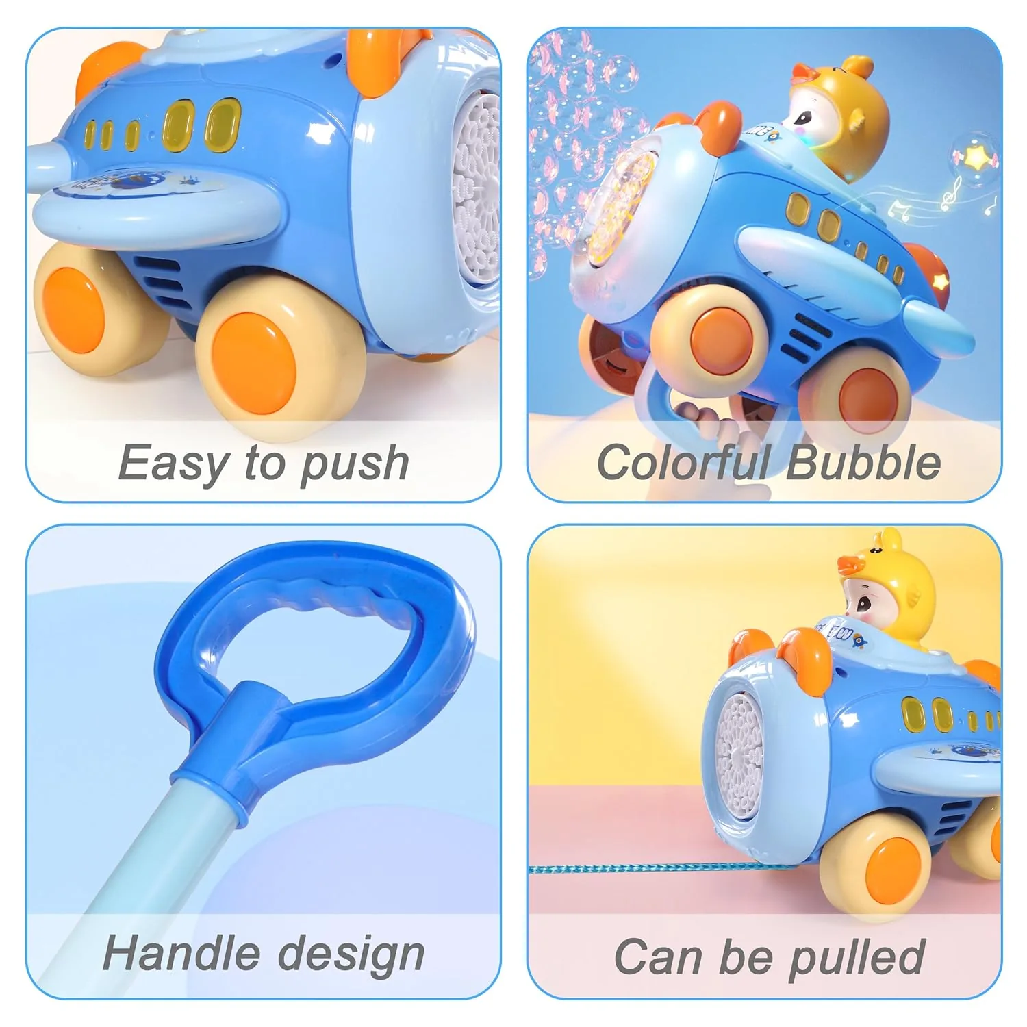 Bubble Airplane Push And Play Machine - Image 4