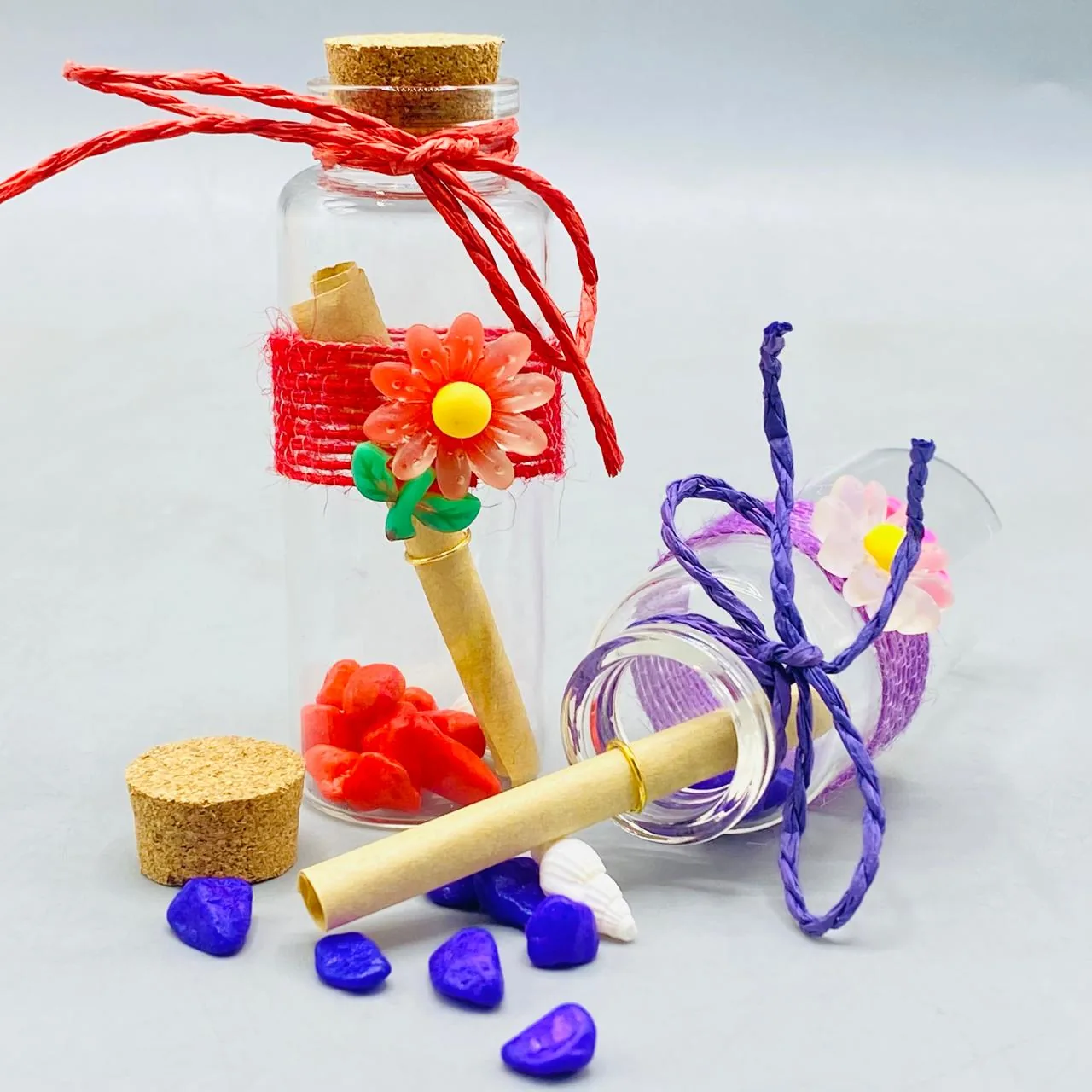 Sun Flower Message Bottle 1 Pcs - Image 3