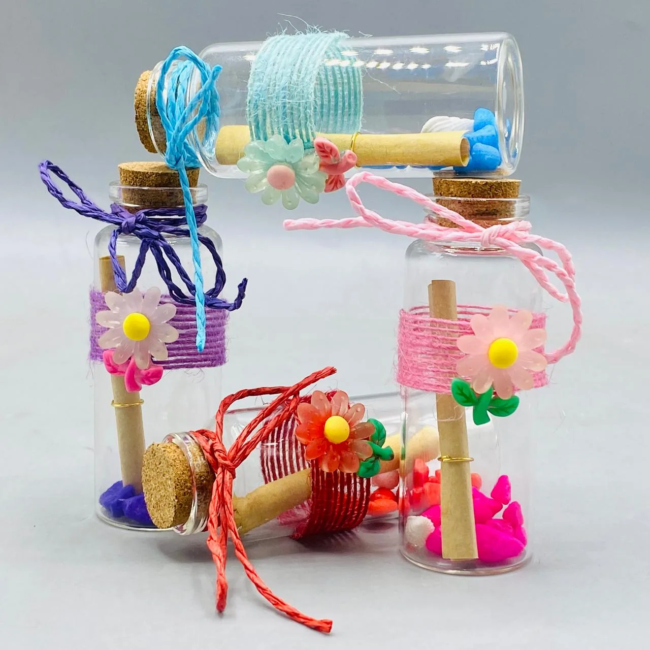 Sun Flower Message Bottle 1 Pcs - Image 5