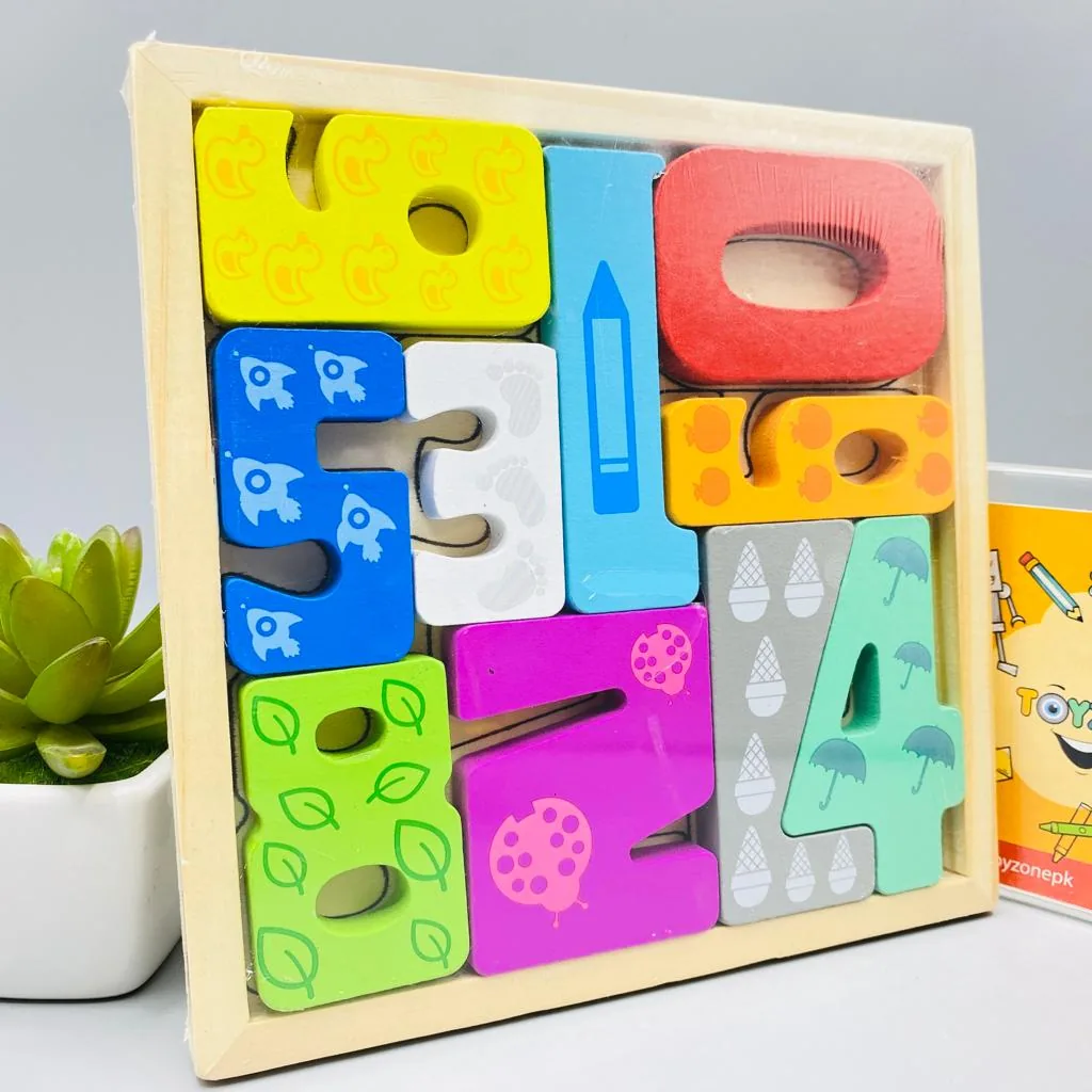 Cartoon Animal Car Wooden Peg Puzzles Board Educational Toy - Image 13