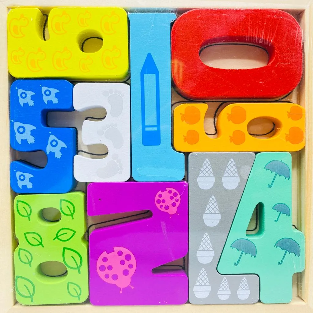 Cartoon Animal Car Wooden Peg Puzzles Board Educational Toy - Image 8
