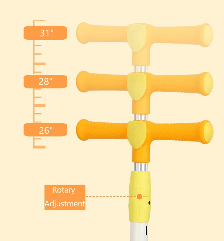 Cartoon Face Manual Scooty For Kids - Image 10