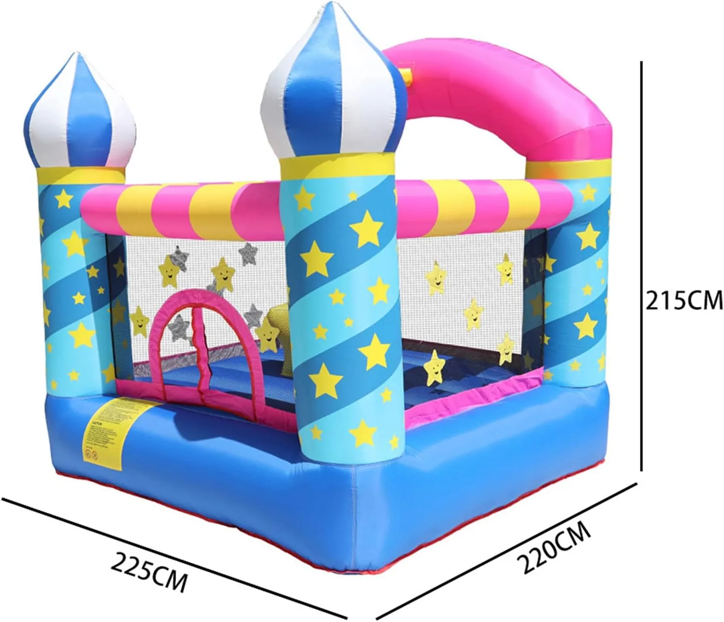 Castle Inflatable Jumping Bed Trampoline With Garden Park Swimming Pool - Image 4