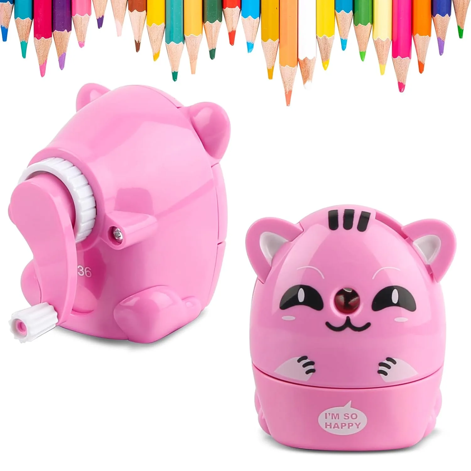 Cat Shape Manual Pencil Sharpener - Image 4