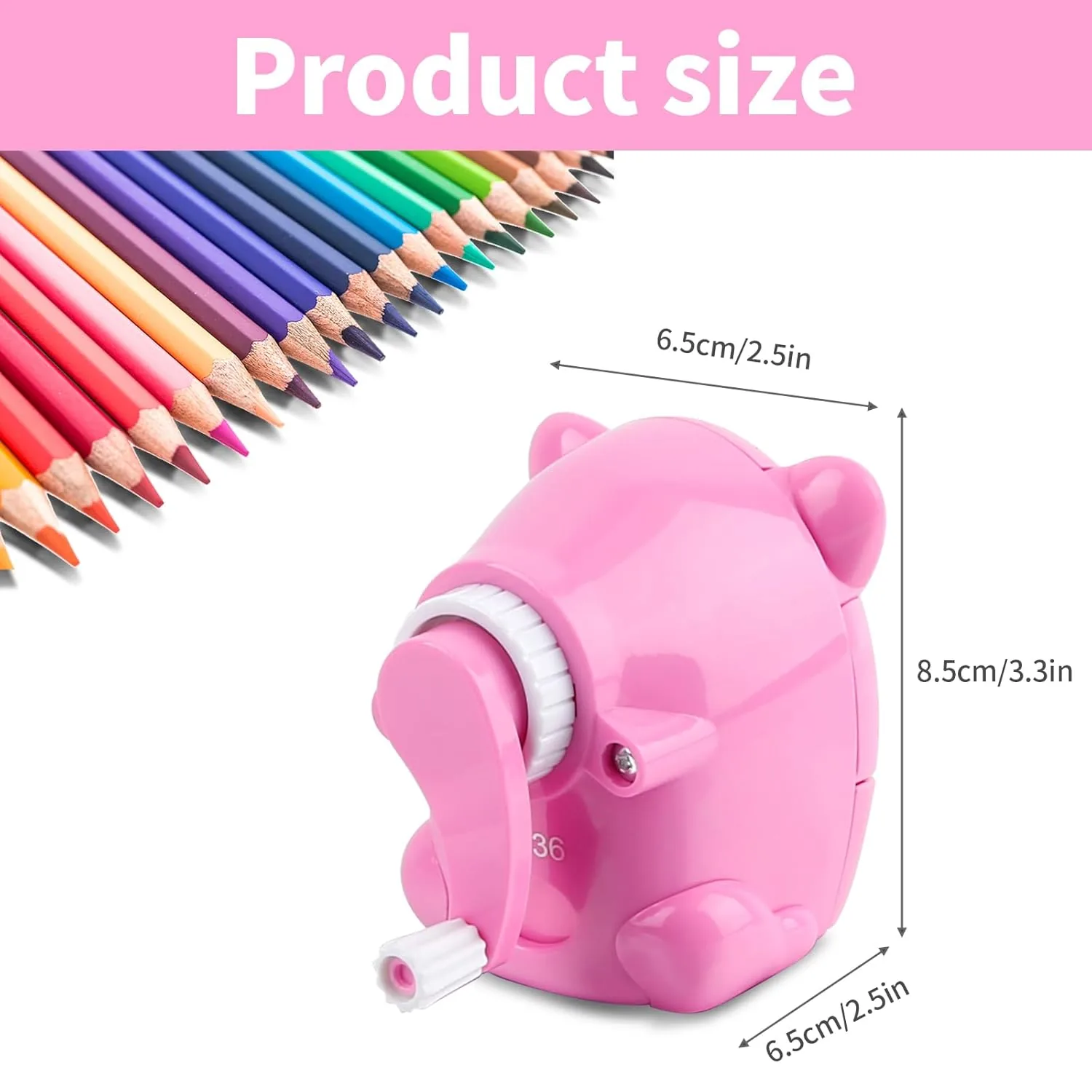 Cat Shape Manual Pencil Sharpener - Image 6