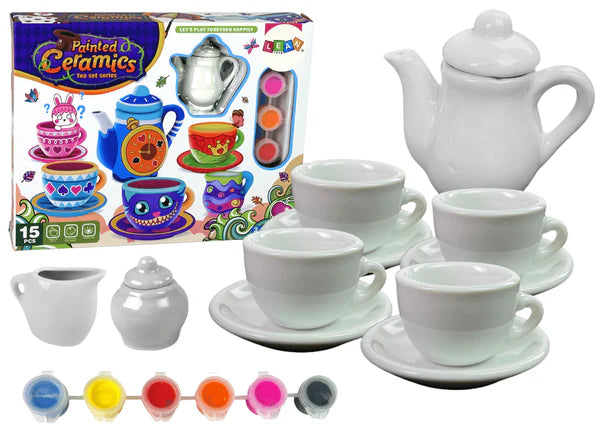 Ceramics Painted Tea Set