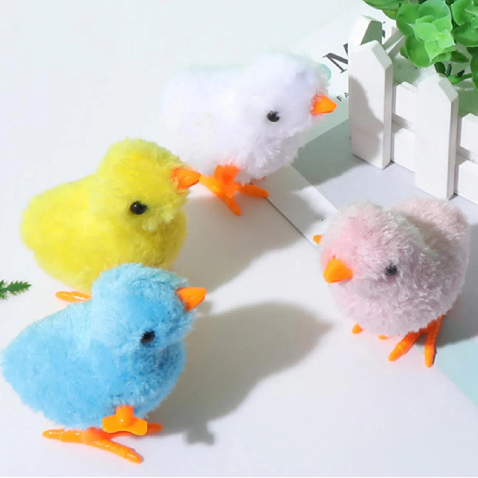 Jumping Chicken Wind up Clockwork Flipping Animal 2Pcs - Image 4