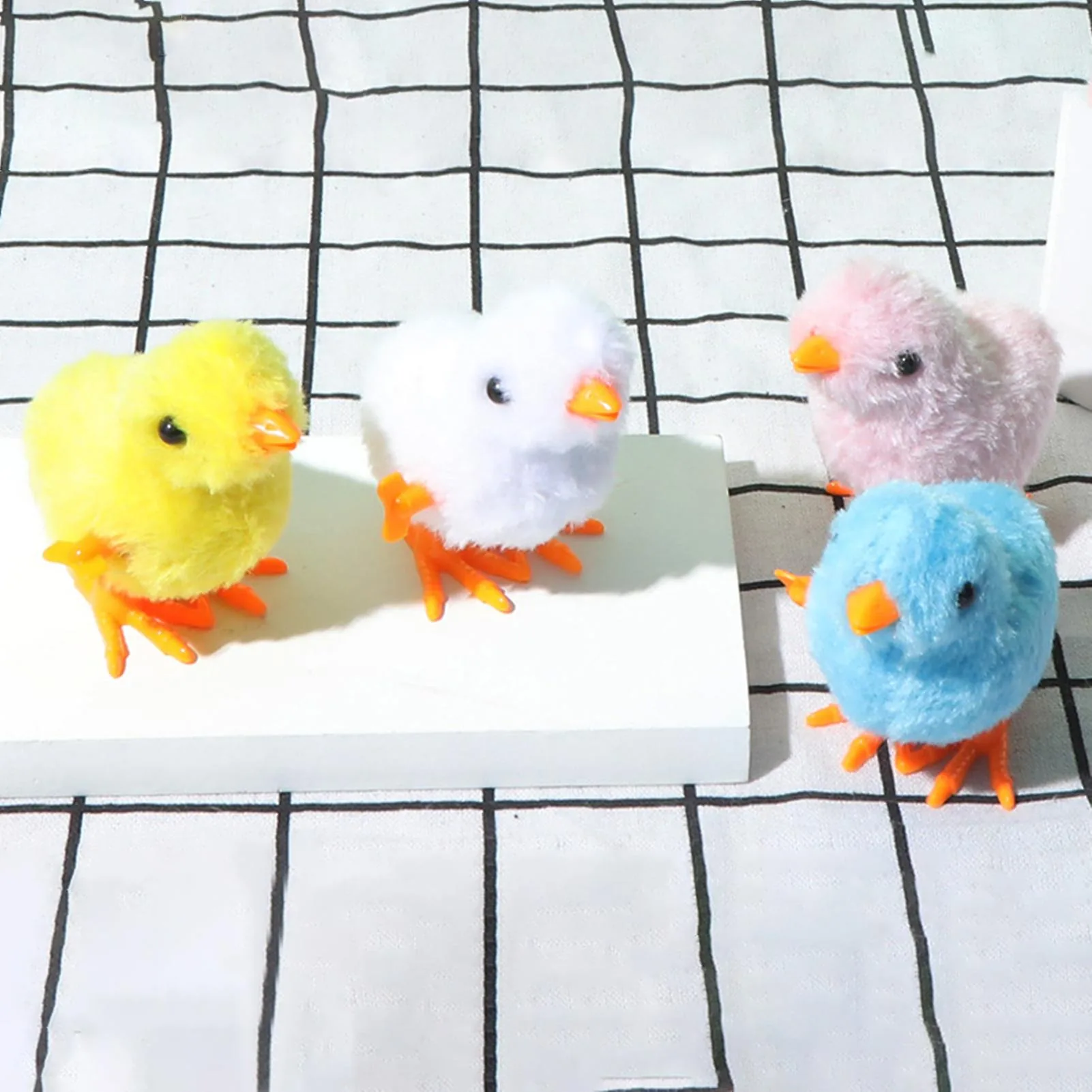 Jumping Chicken Wind up Clockwork Flipping Animal 2Pcs - Image 5
