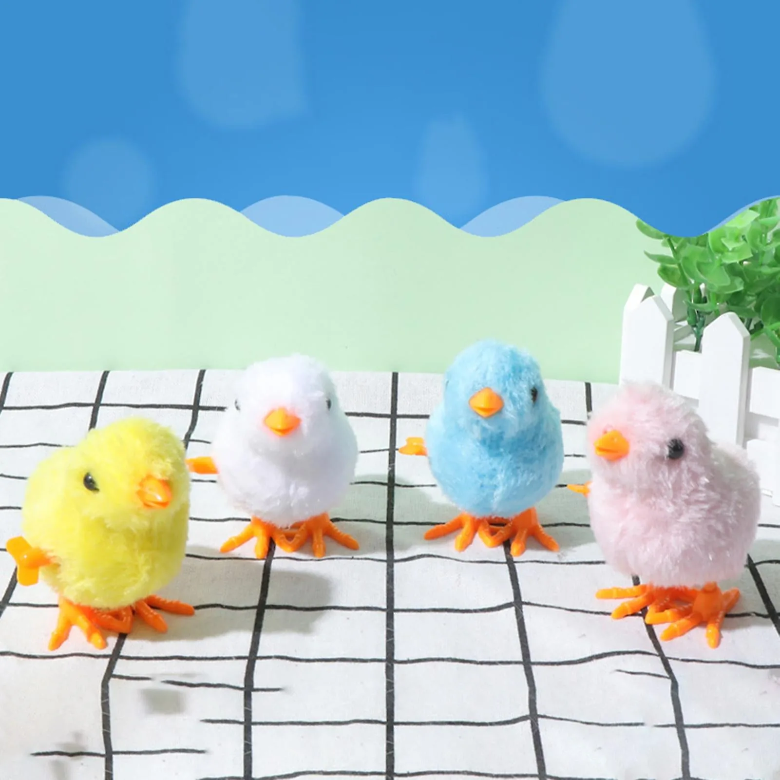 Jumping Chicken Wind up Clockwork Flipping Animal 2Pcs - Image 6