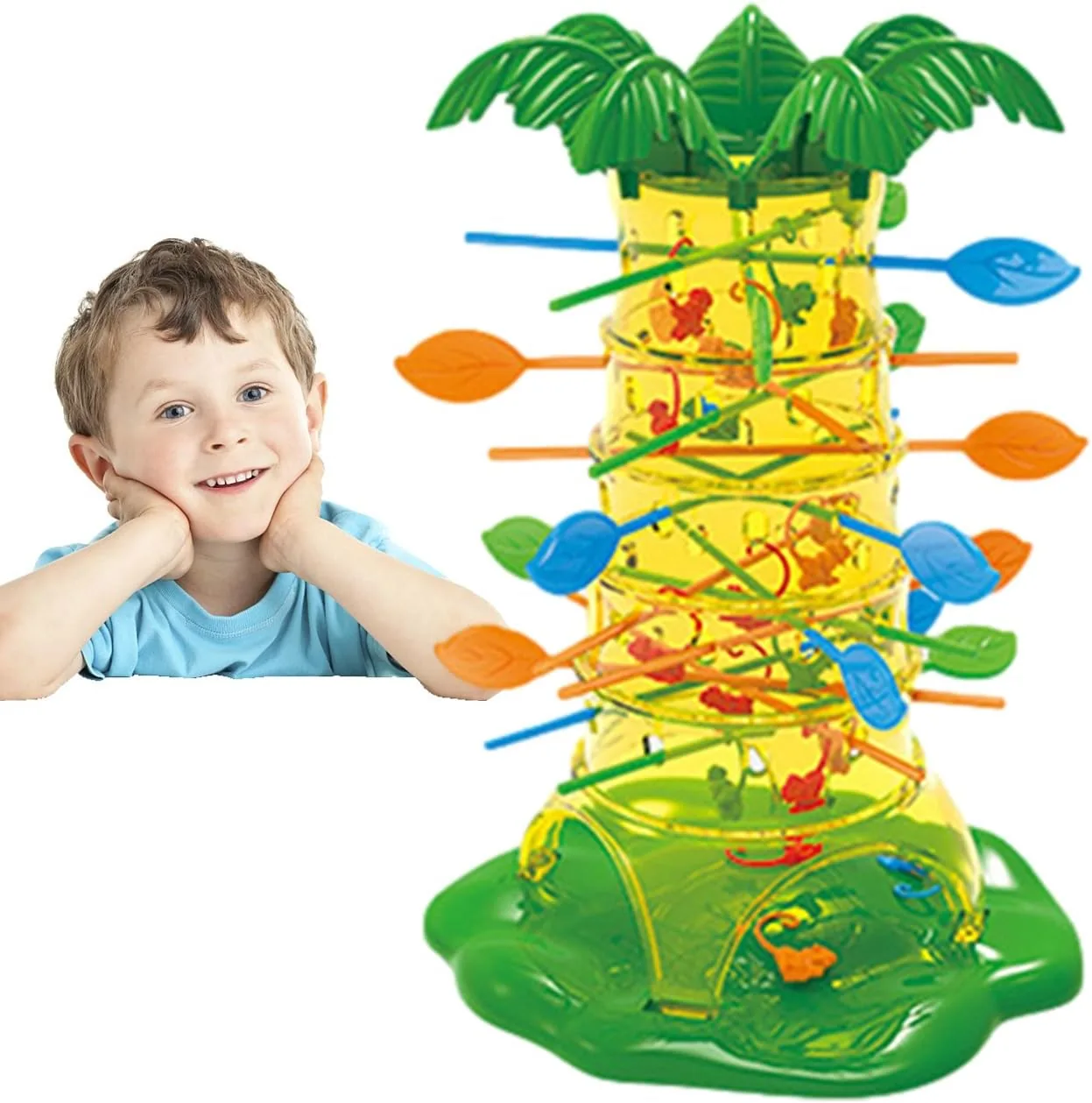 Mini Crazy Flipping Monkey Climbing Tower Game - Image 7