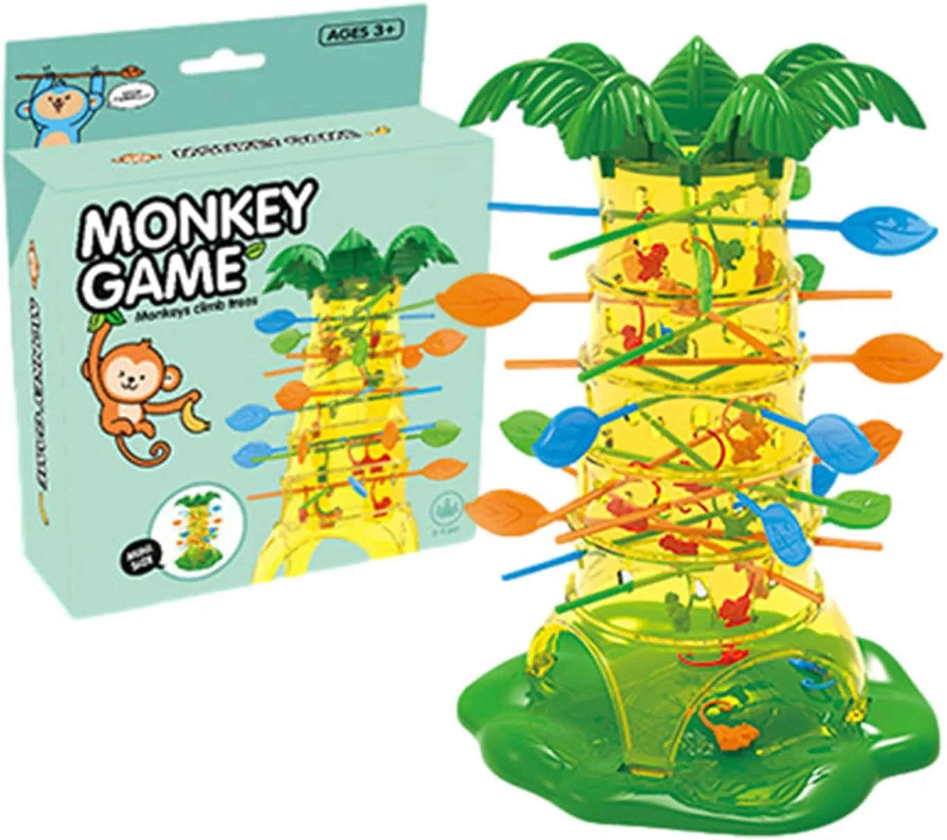 Mini Crazy Flipping Monkey Climbing Tower Game - Image 9