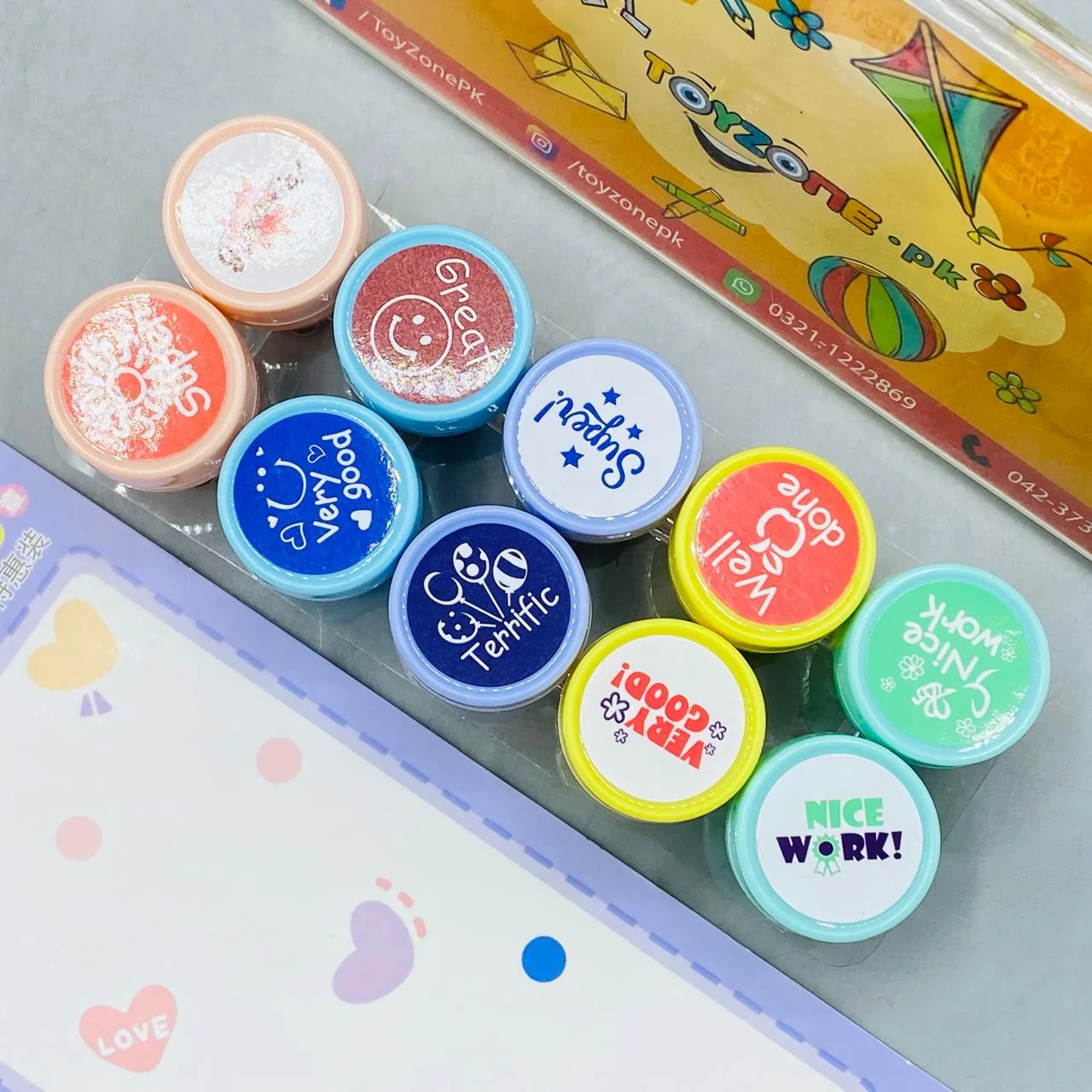 Creativity DIY Stamp 10Pcs - Image 3