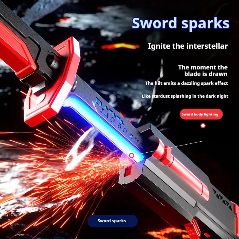 Dazzling Spark blade Sword with Smoke And Light Effects - Image 2
