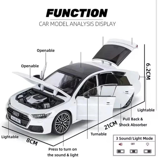 Diecast 1:24 Audi A7 Car - Image 5