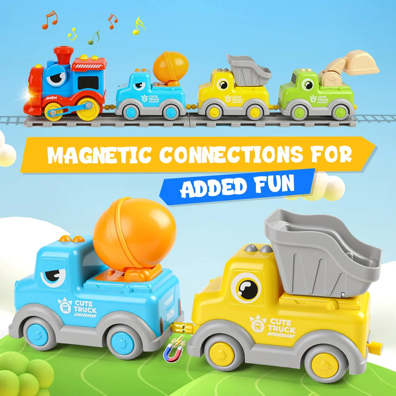 Dinosaur Train Track Series Electric Rail Car Set With Smoke Effect - Image 2