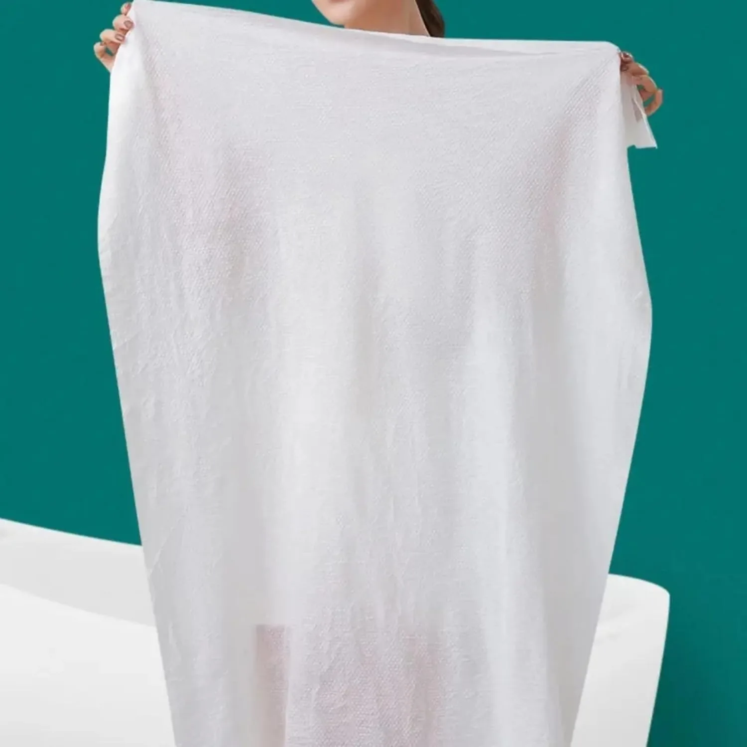 Disposable Cotton Compressed Bath Towel - Image 2