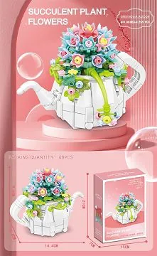 DIY Block Flowers Plant (255 Pcs) - Image 7