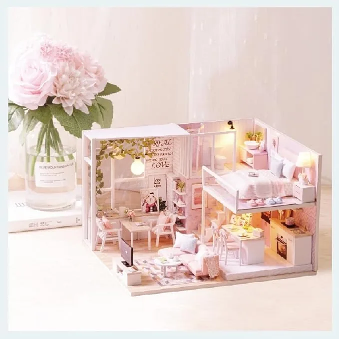 DIY Dollhouse Kit with Furniture and Music Movement - Image 5
