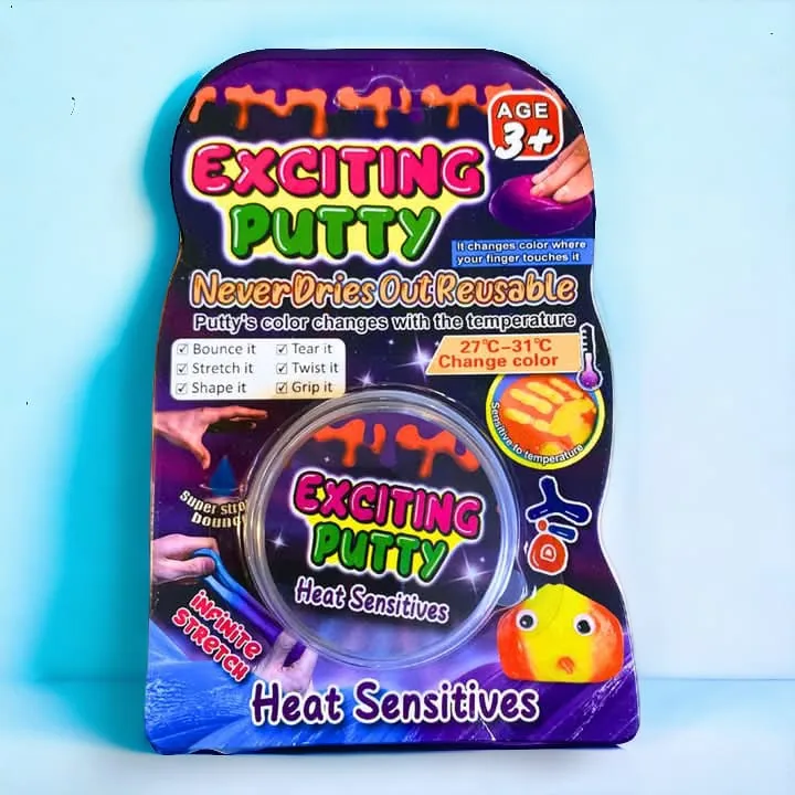 DIY Heat Sensitives Stretch Exciting Putty Toy - Image 3