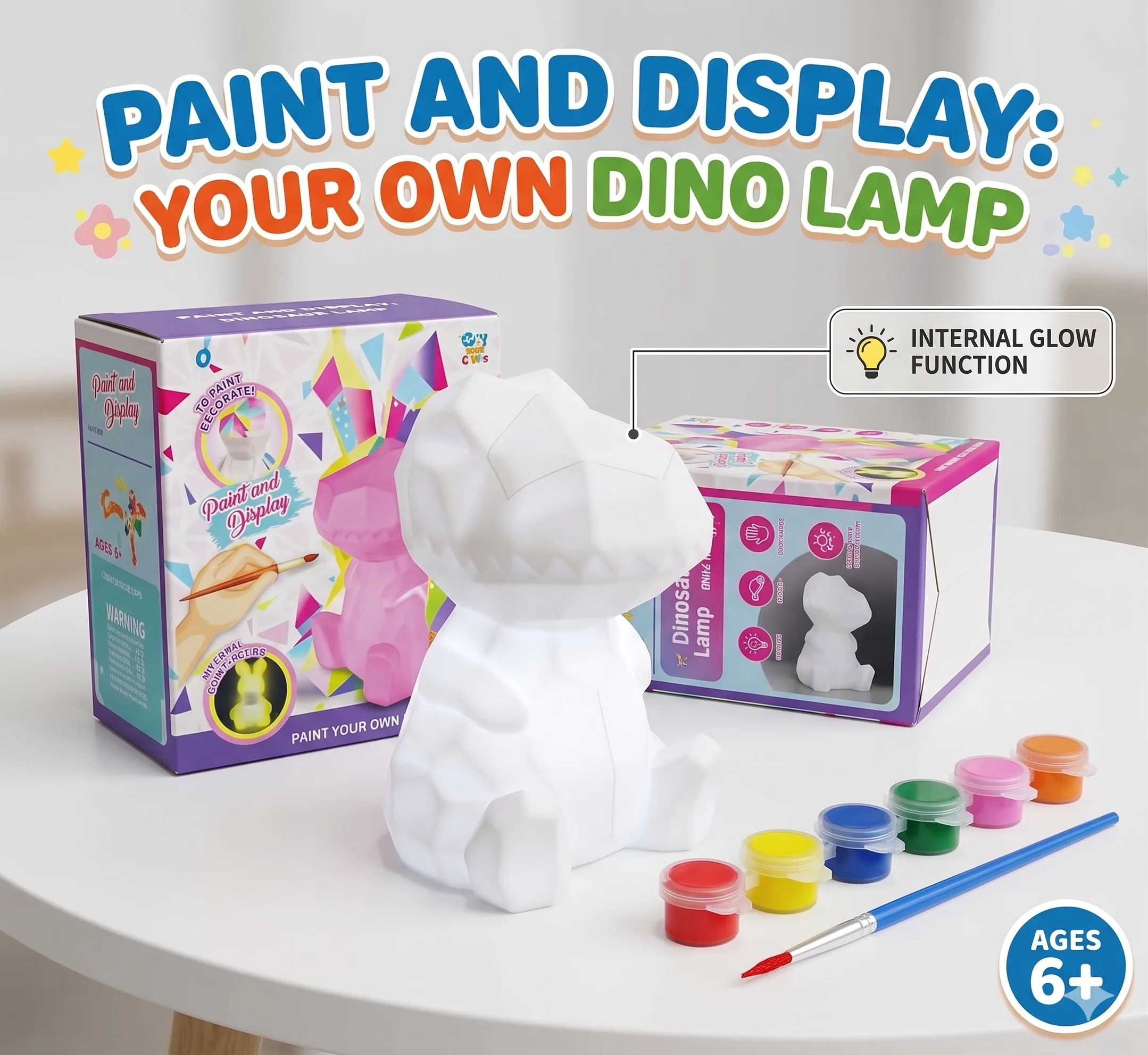 DIY Paint & Create Multiple animal Figure Art Kit