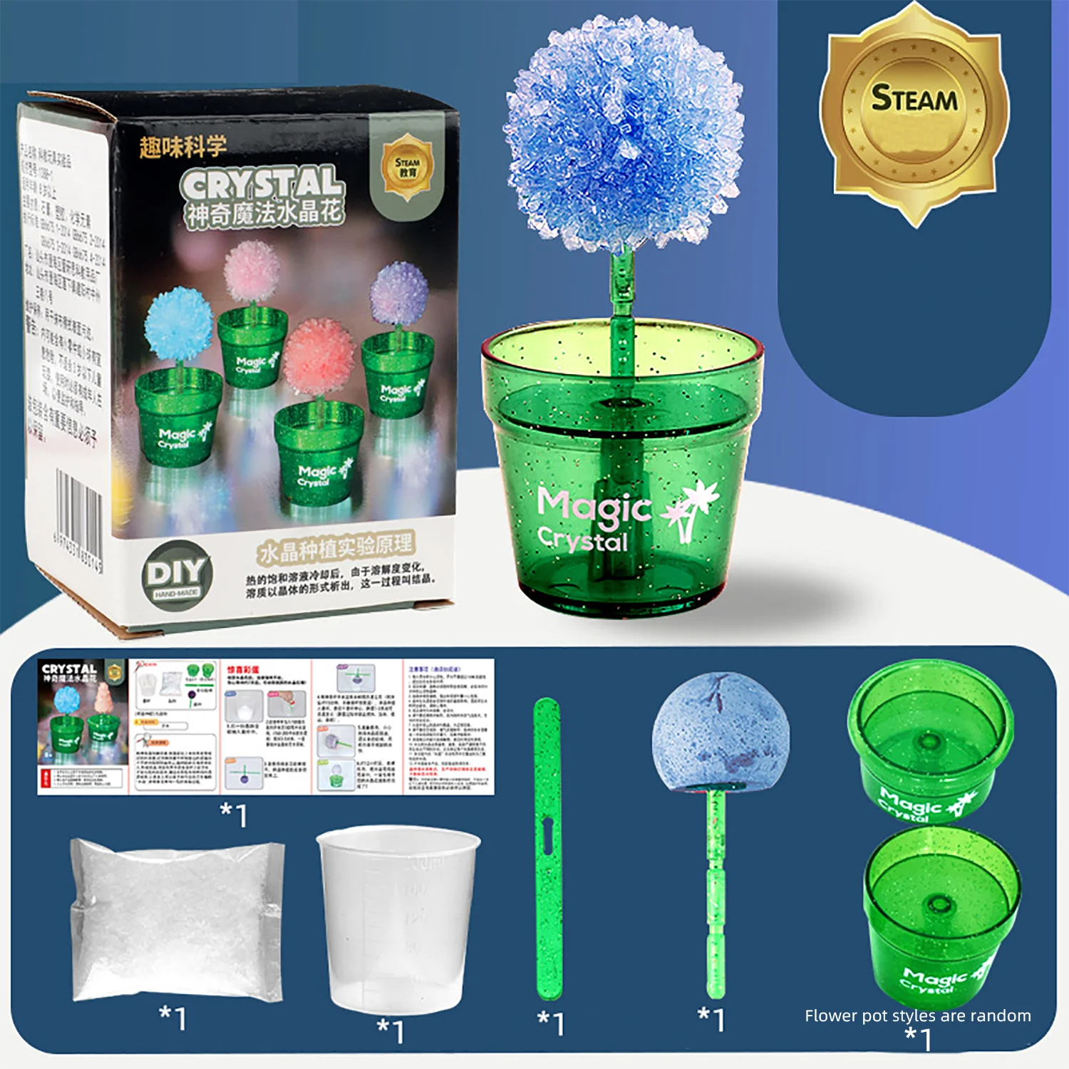 DIY Scientific Creative Crystal Flower - Image 5