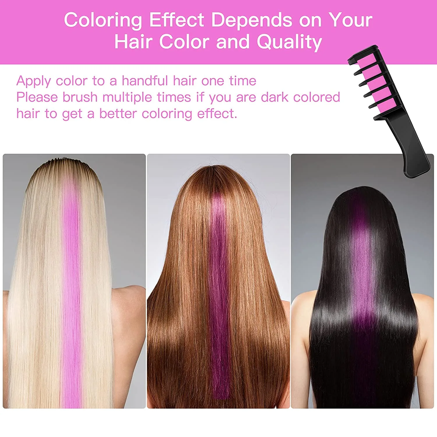 DIY Temporary Hair Chalk Comb - Image 5