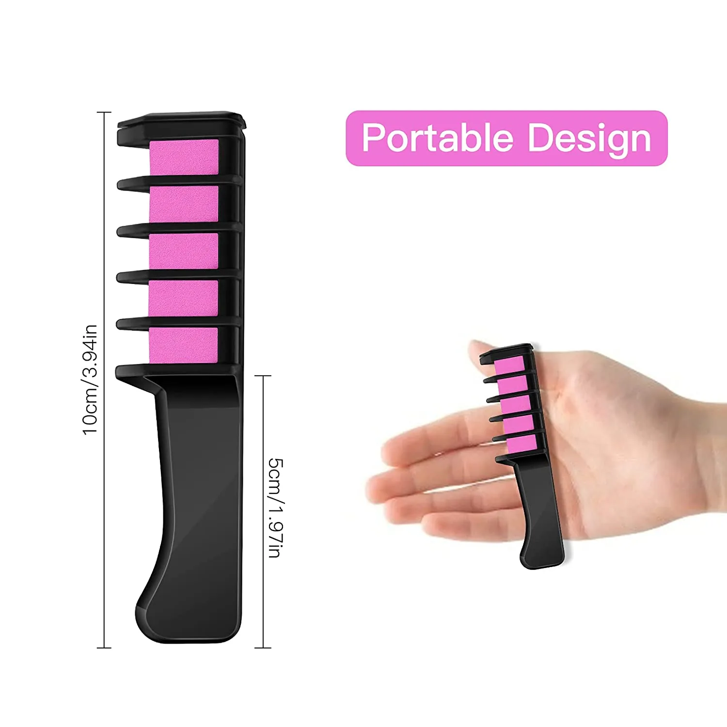 DIY Temporary Hair Chalk Comb - Image 6