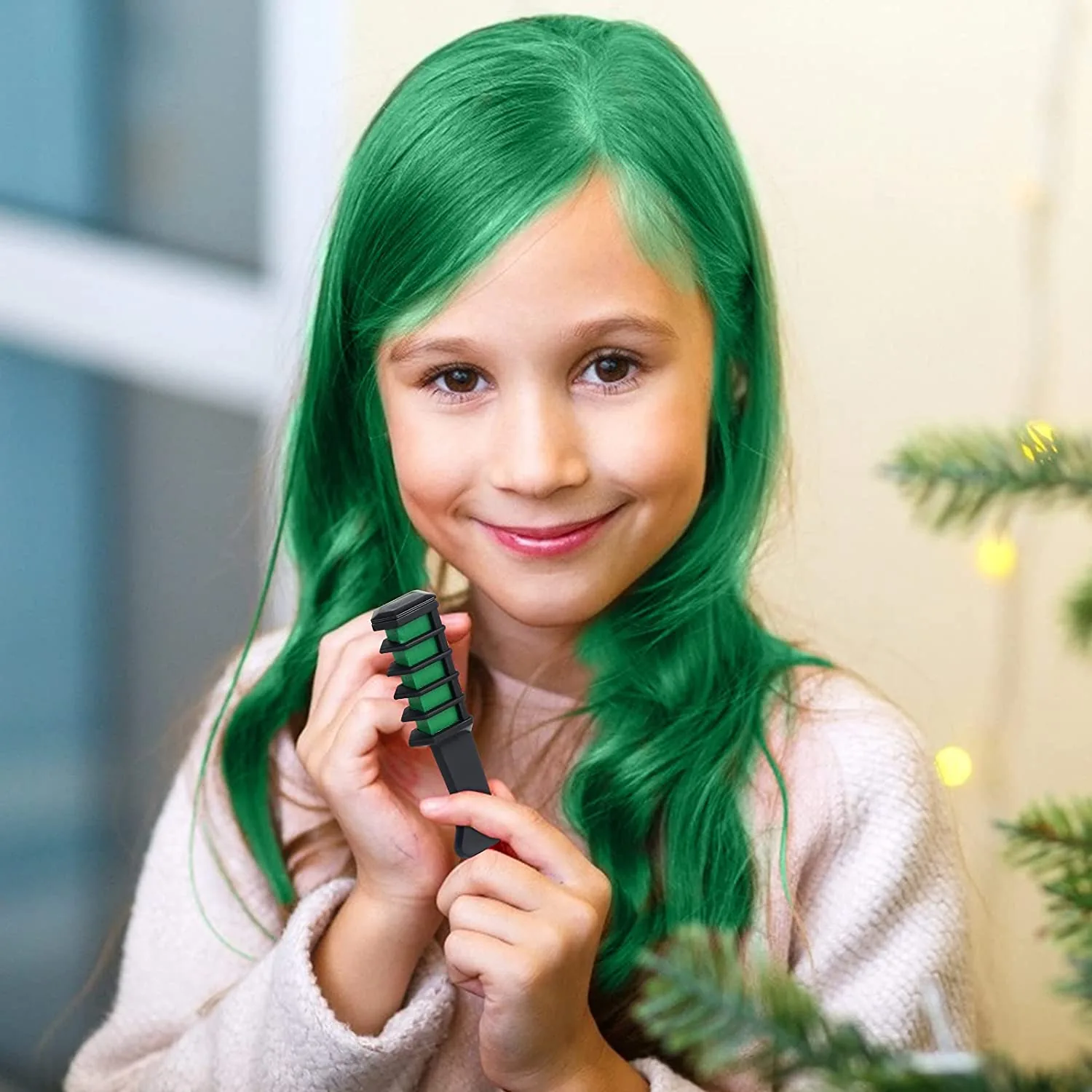 DIY Temporary Hair Chalk Comb - Image 9