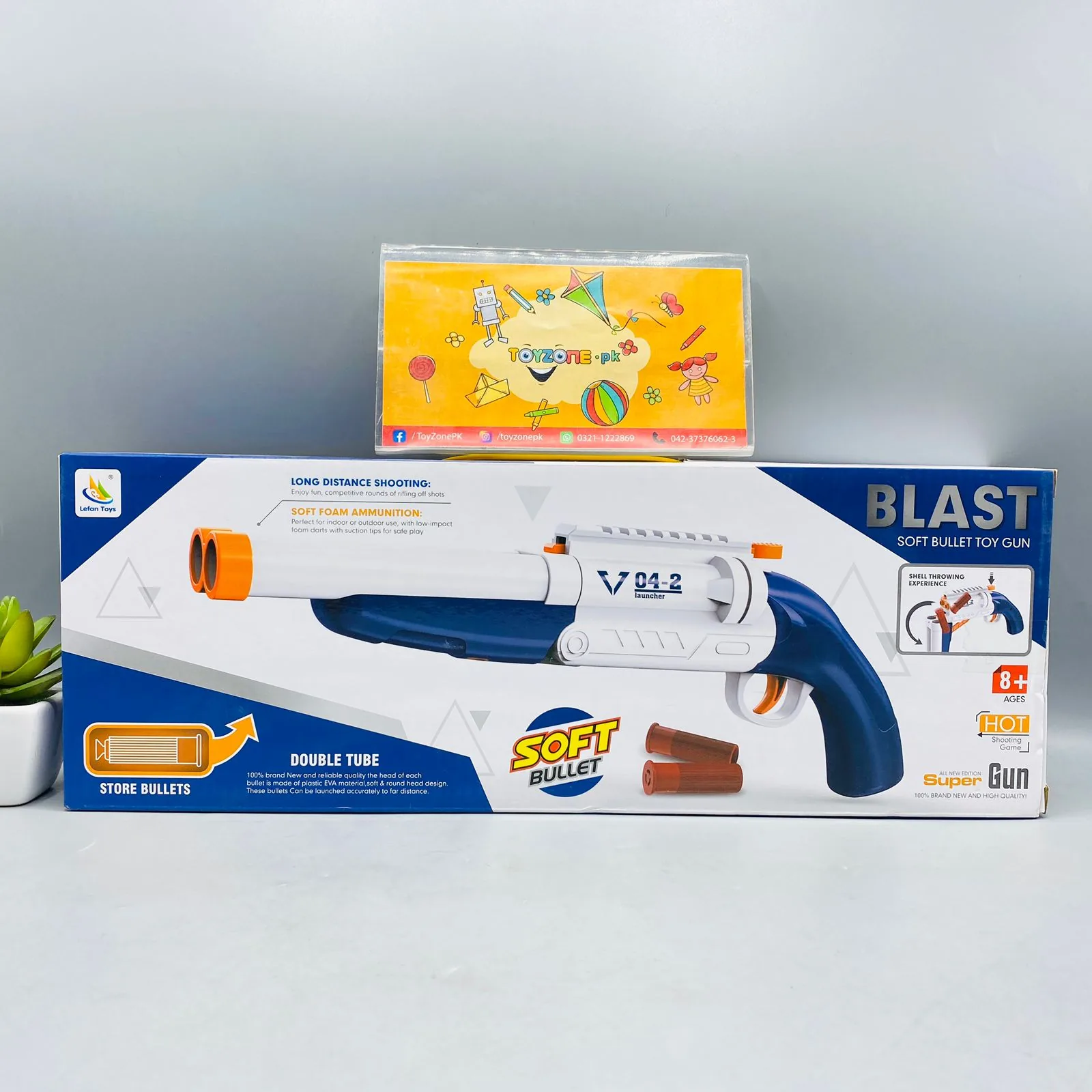 Double Tube Soft Bullet Long Distance Shooting Gun - Image 15