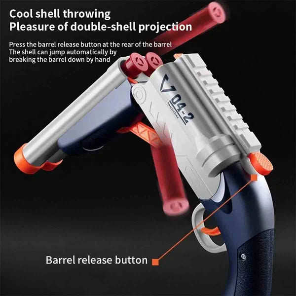Double Tube Soft Bullet Long Distance Shooting Gun - Image 2