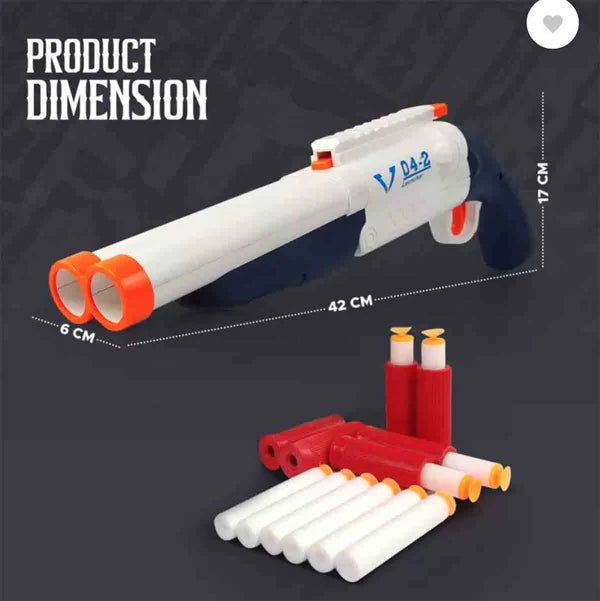 Double Tube Soft Bullet Long Distance Shooting Gun - Image 3