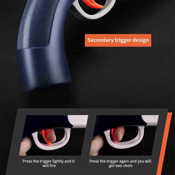 Double Tube Soft Bullet Long Distance Shooting Gun - Image 4