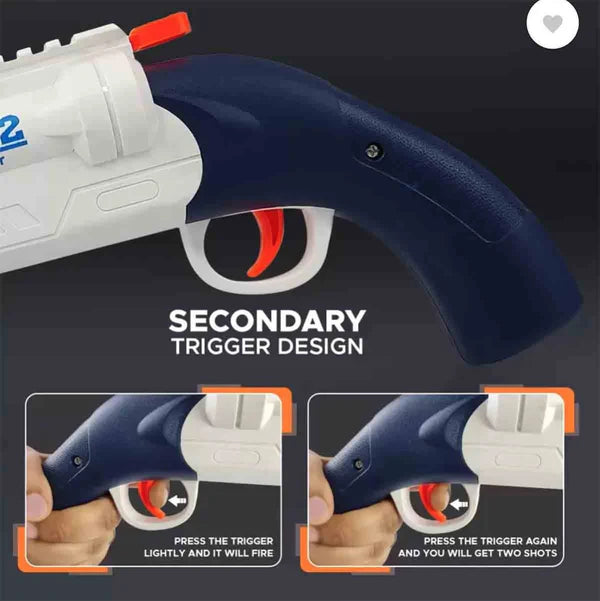 Double Tube Soft Bullet Long Distance Shooting Gun - Image 6