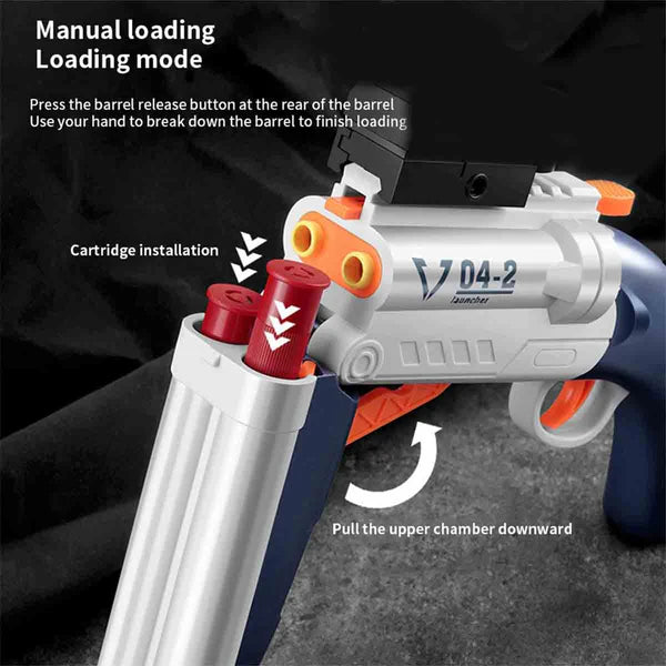 Double Tube Soft Bullet Long Distance Shooting Gun - Image 8