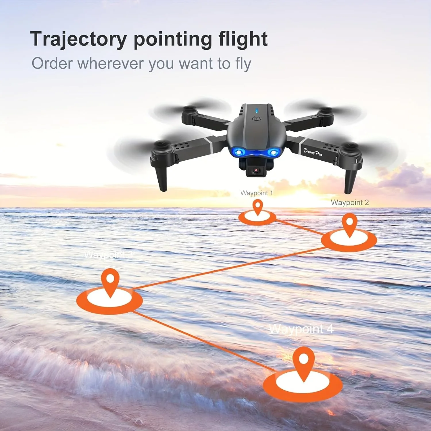 E99 Remote Control Quadcopter With Dual Camera - Image 2