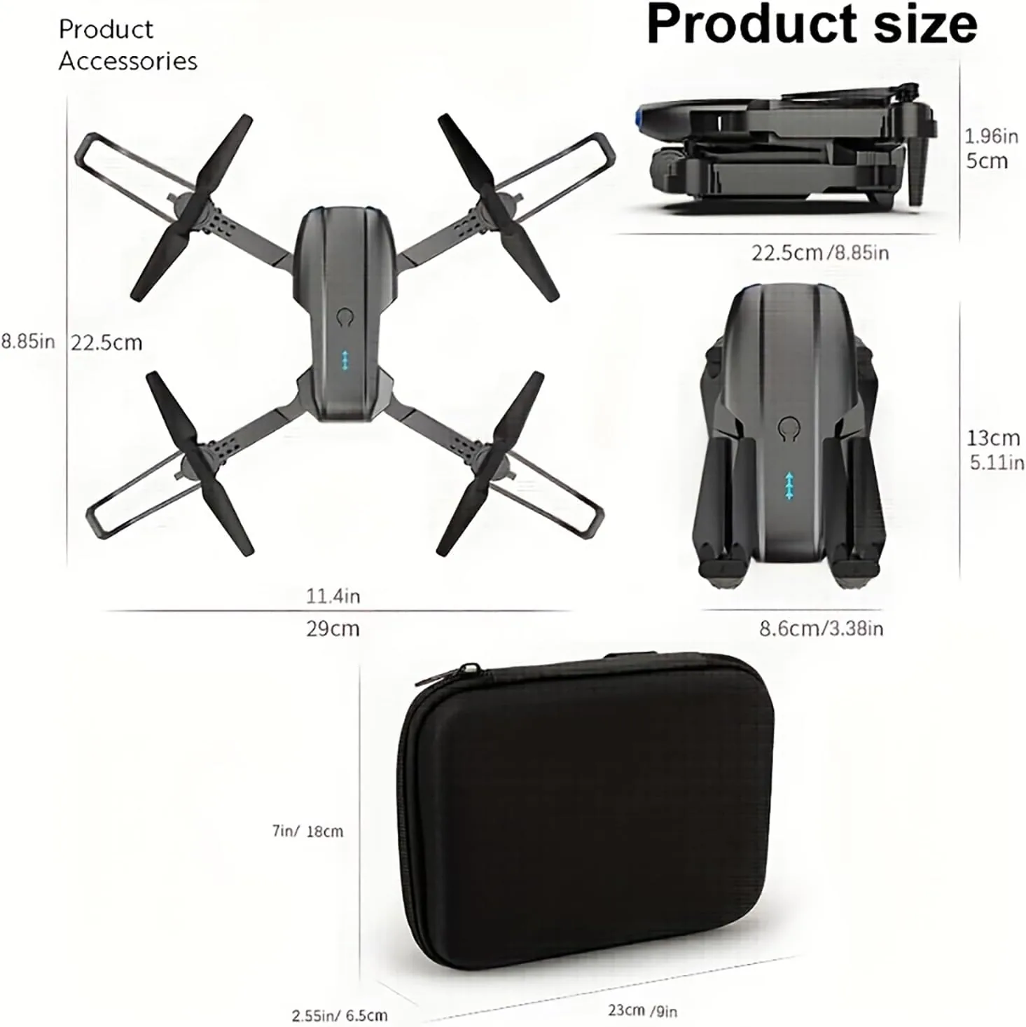 E99 Remote Control Quadcopter With Dual Camera - Image 6