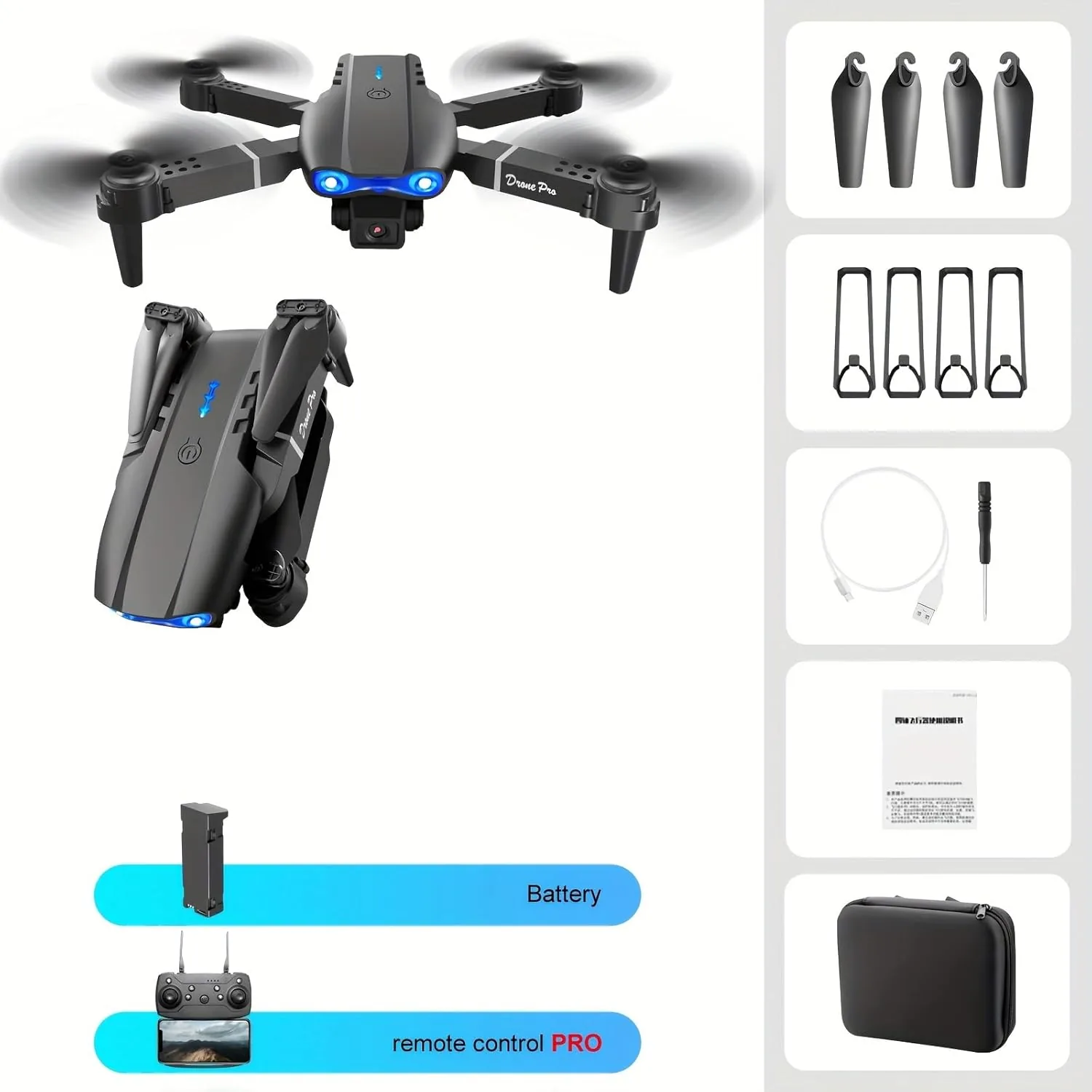 E99 Remote Control Quadcopter With Dual Camera - Image 7