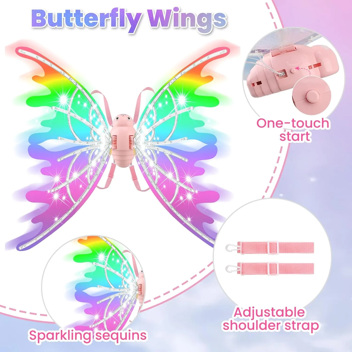 Electric Fairy Wings Light And Sound - Image 2