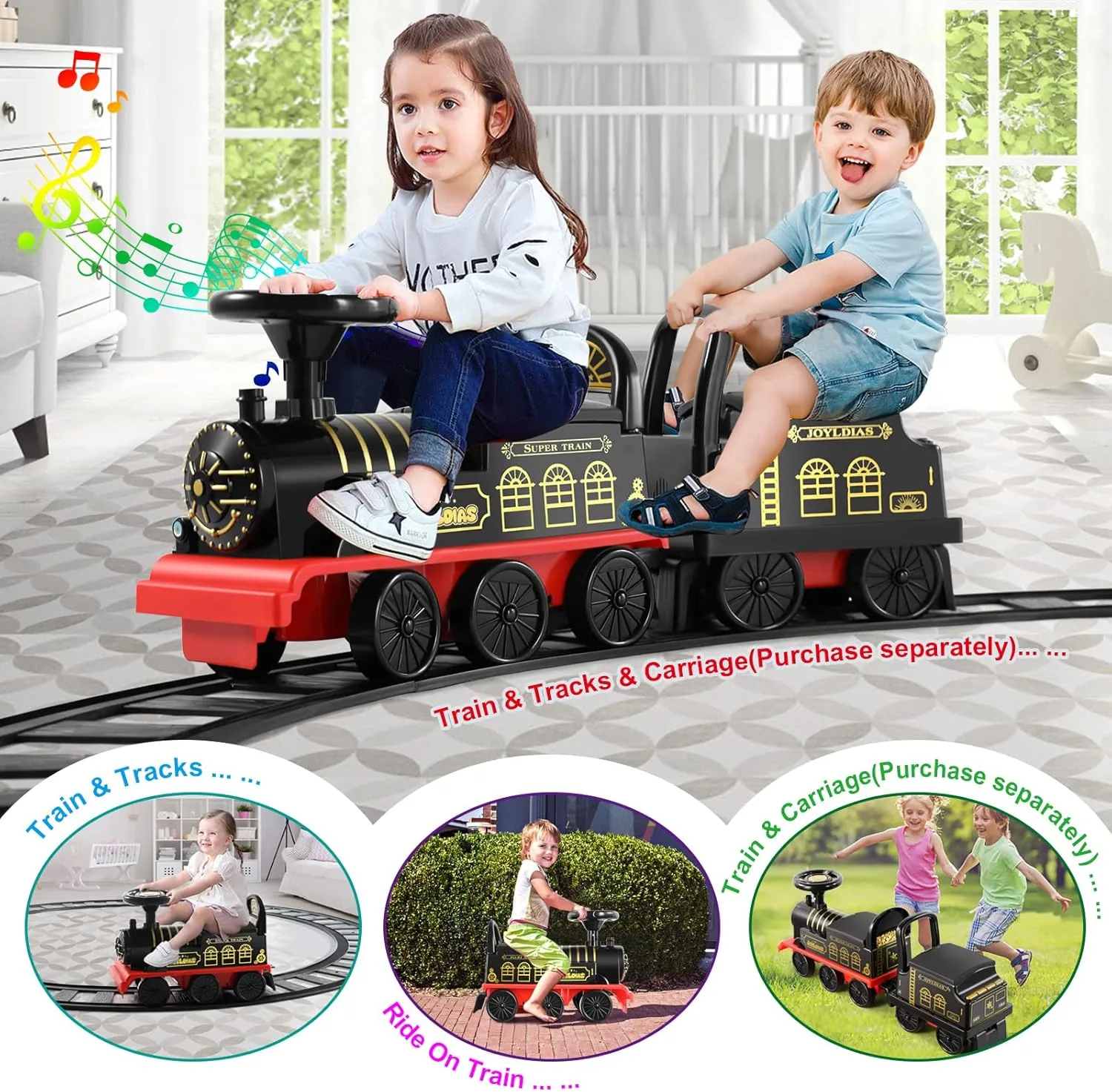 Electric Ride On Train with Track Set - Image 2