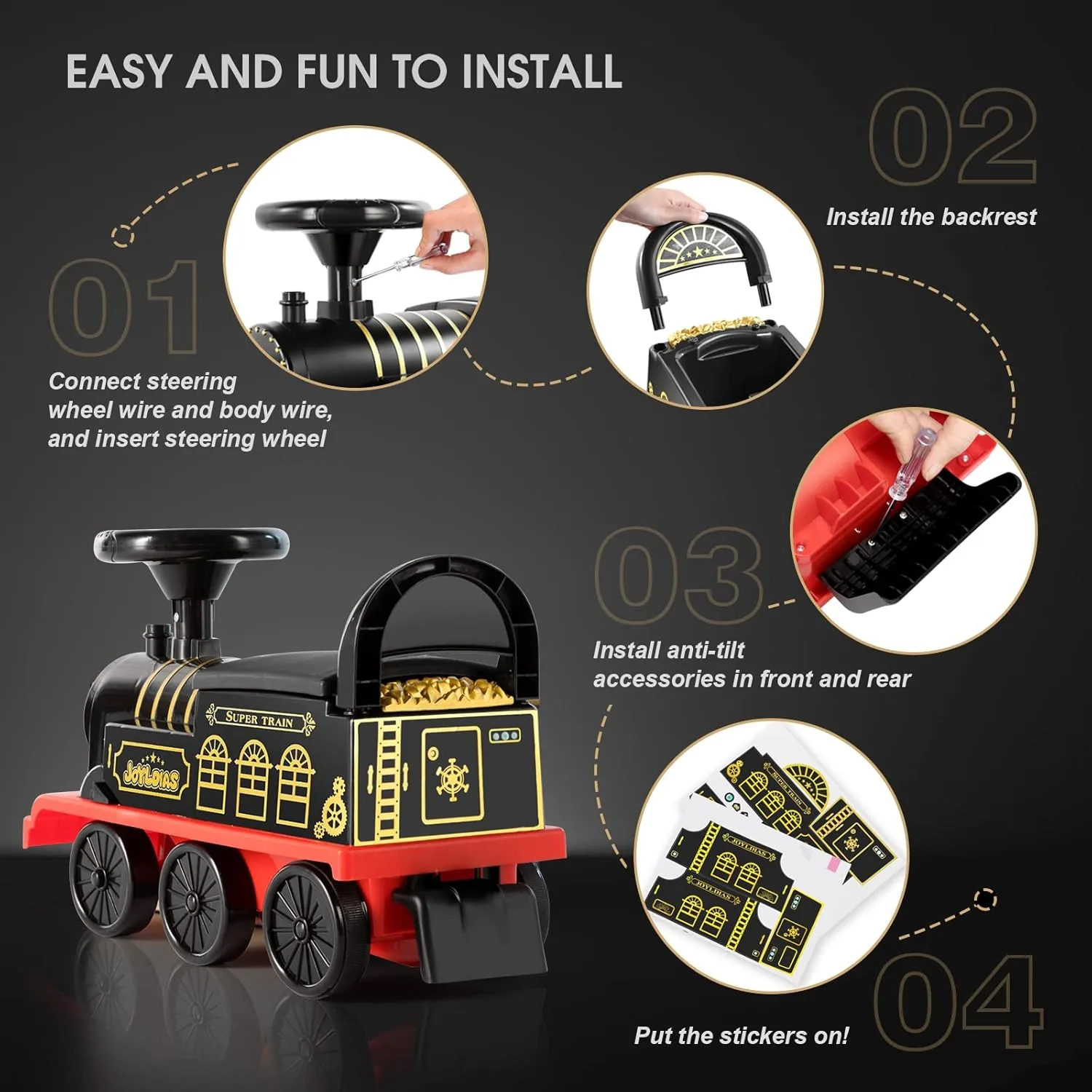 Electric Ride On Train with Track Set - Image 3