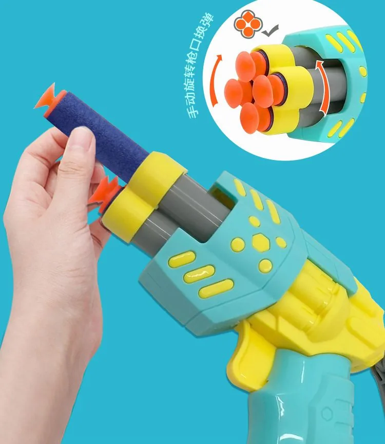 EVA Soft Bullet Indoor Shooting Gun (Free 4 Bullets) - Image 4