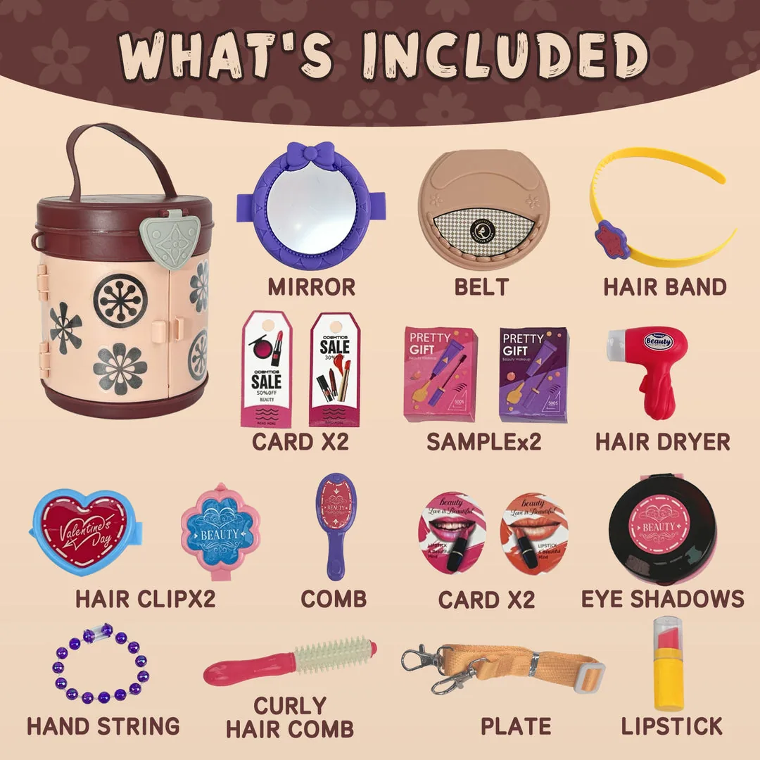 Beauty Fashion Makeup Handbag Playset 25 Pieces - Image 3