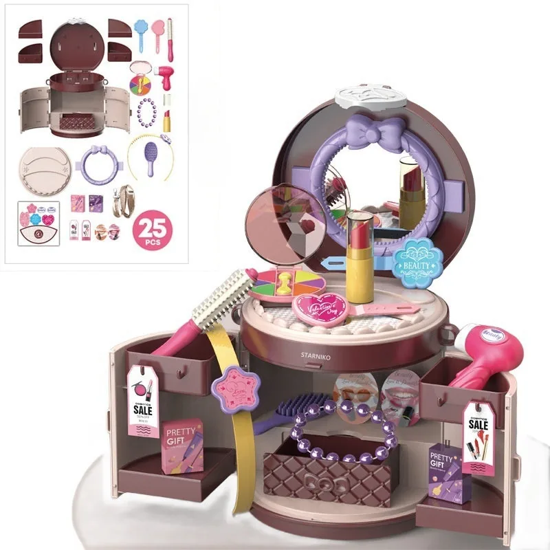 Beauty Fashion Makeup Handbag Playset 25 Pieces - Image 5