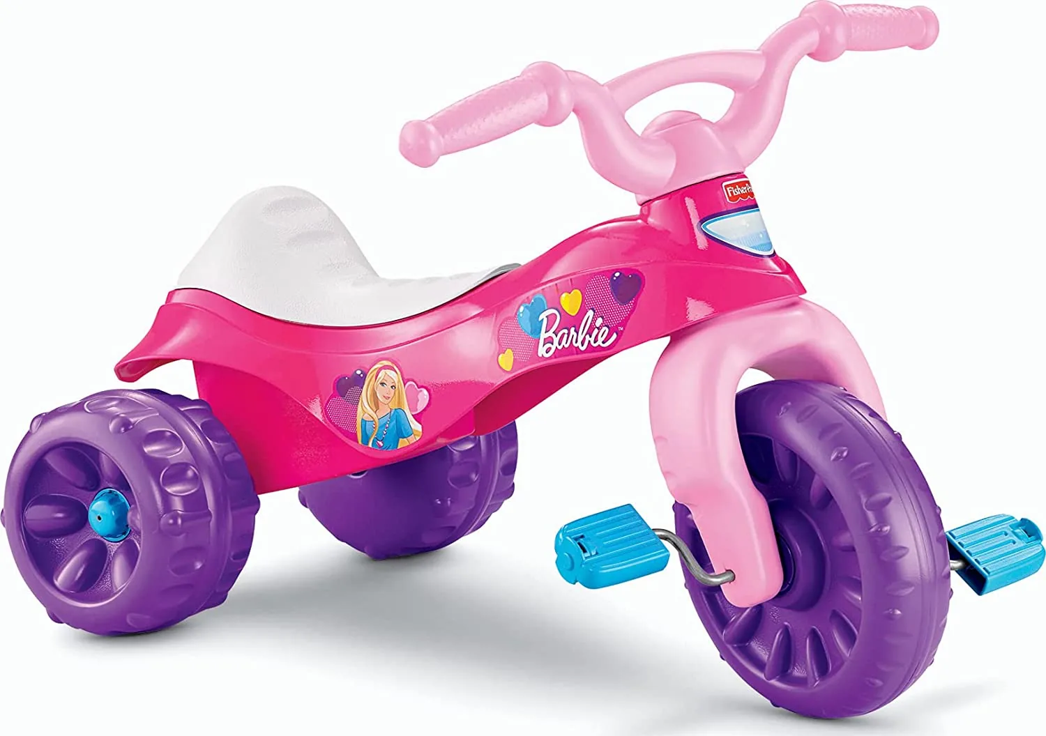 Fisher Price Barbie Toddler Tricycle With Handlebar Grips and Storage - Image 4