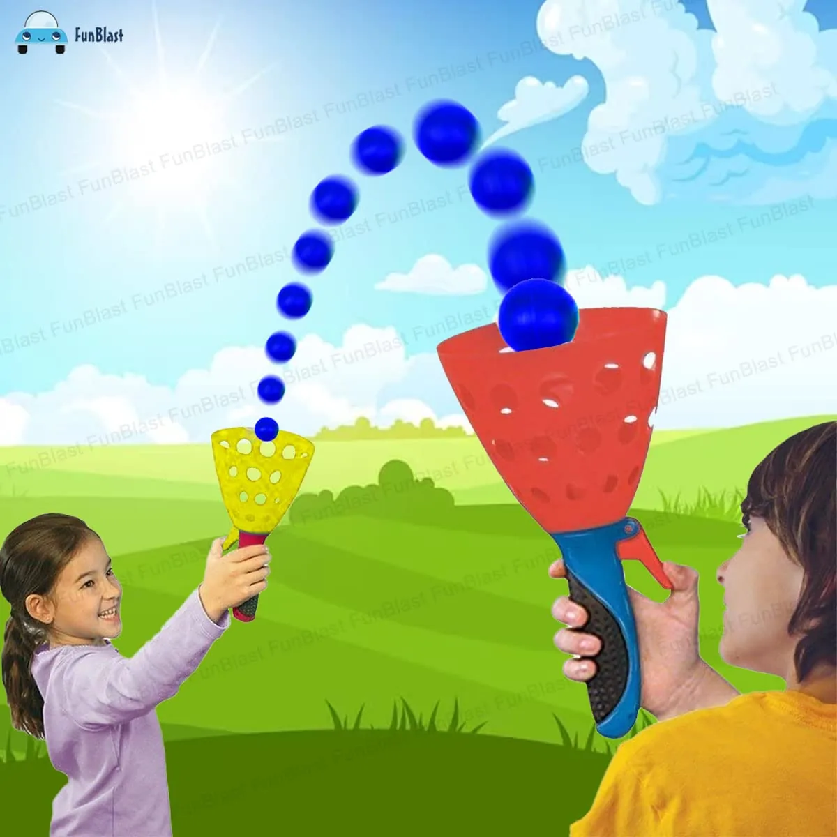 Fun Blast Click and Catch Twin Ball Game - Image 5