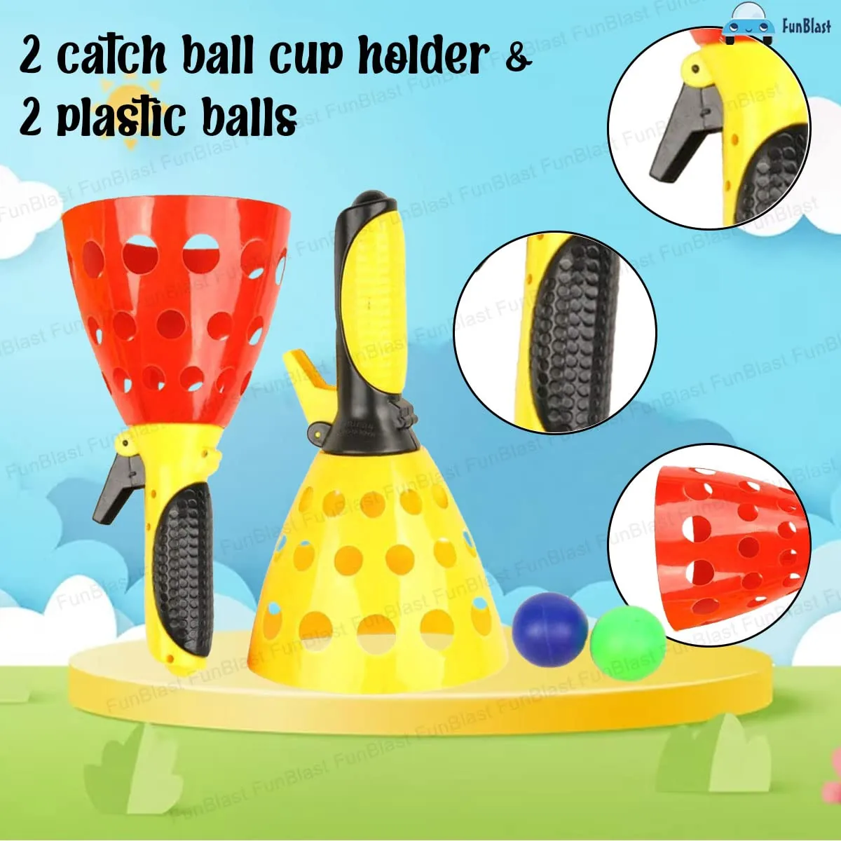 Fun Blast Click and Catch Twin Ball Game - Image 6