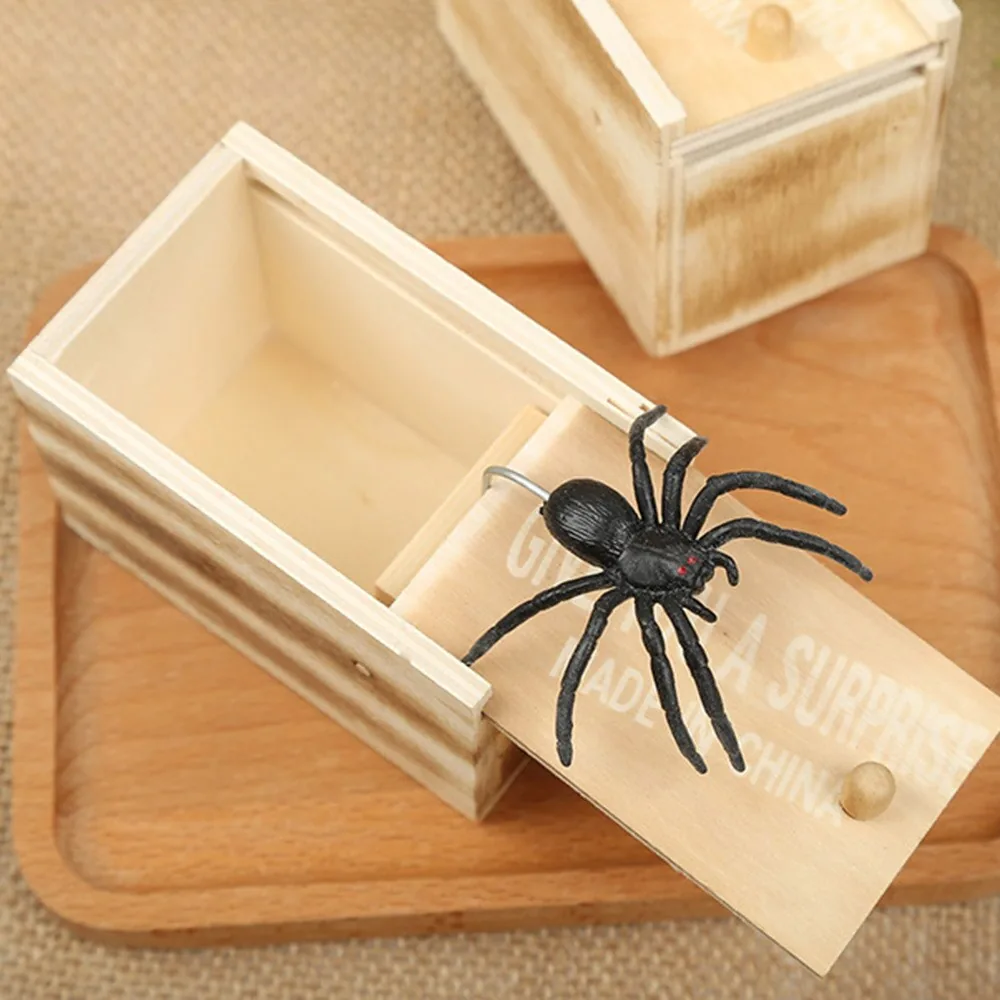 Funny Prank Wooden Box Toy (Random Character) - Image 2