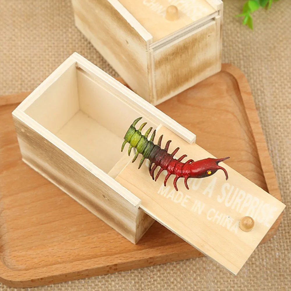 Funny Prank Wooden Box Toy (Random Character) - Image 3