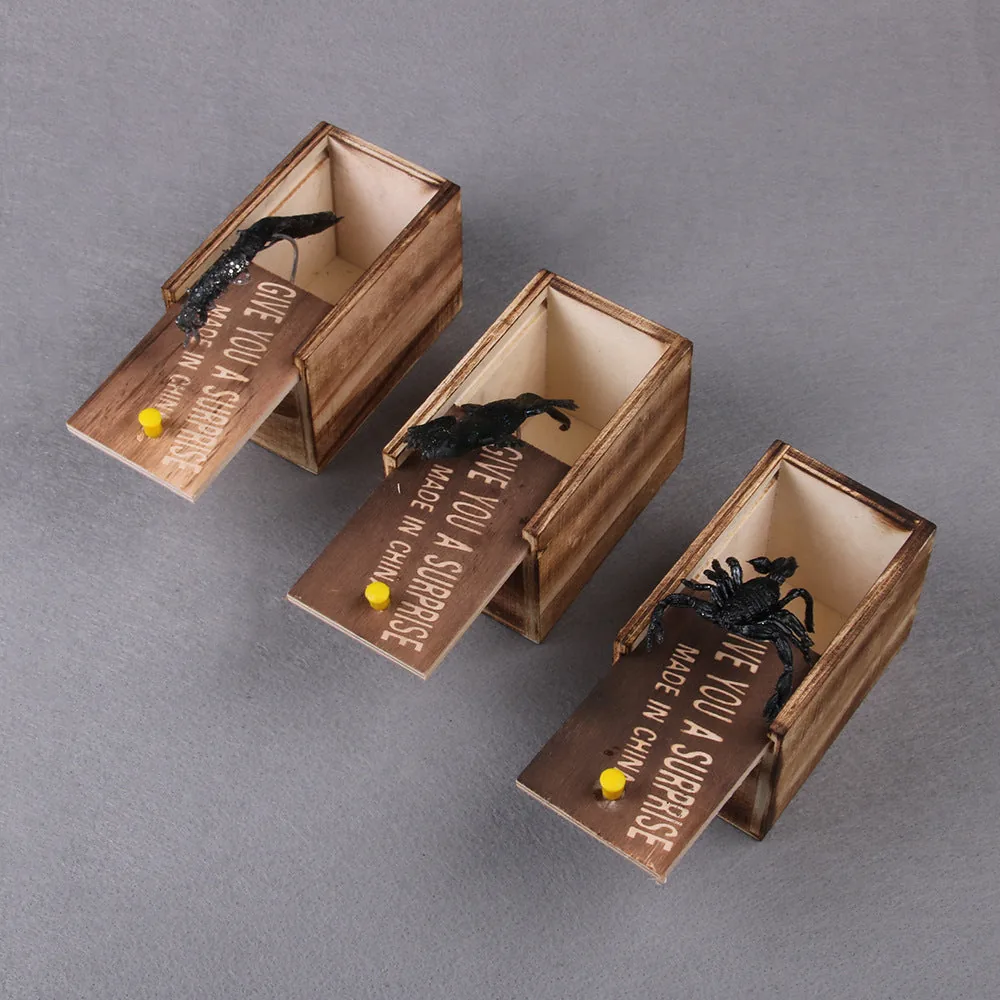 Funny Prank Wooden Box Toy (Random Character) - Image 7