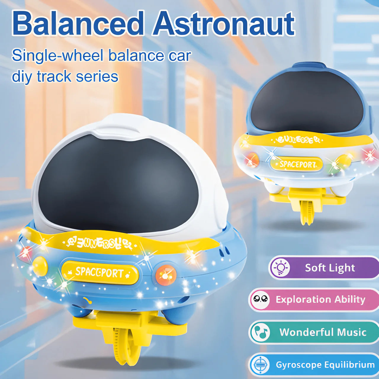 DIY Single Wheel Astronaut Balance Car With Light And Sound - Image 11